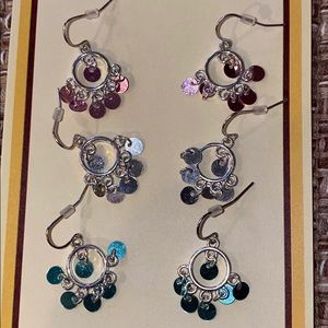 Set of 3 earrings
